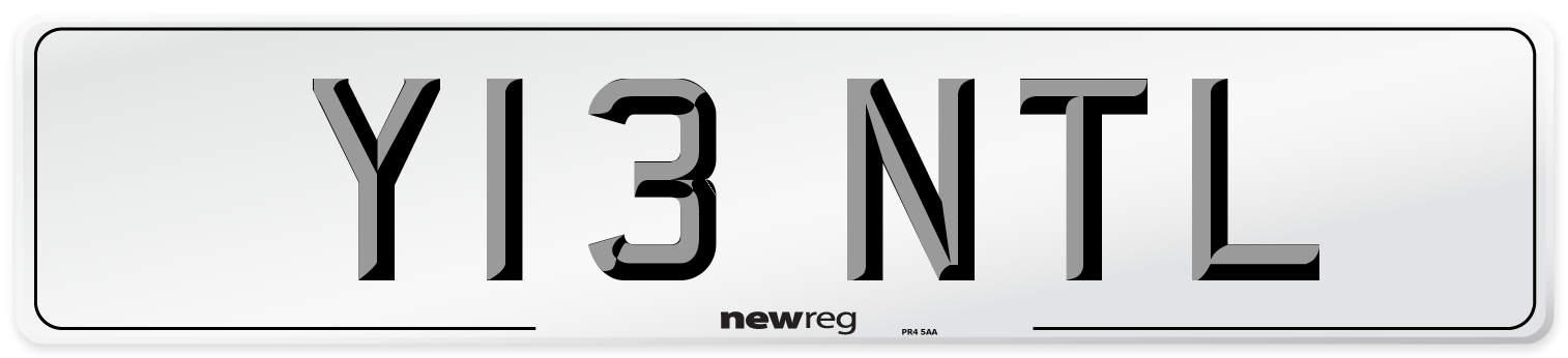 Y13 NTL Number Plate from New Reg